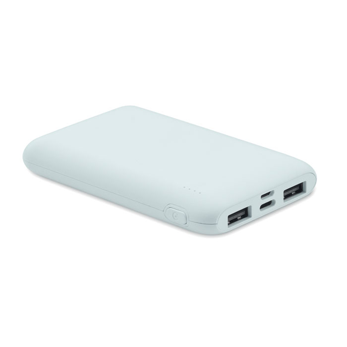 Powerbank personnalisé rABS 5000mAh Power52C bleu bébé